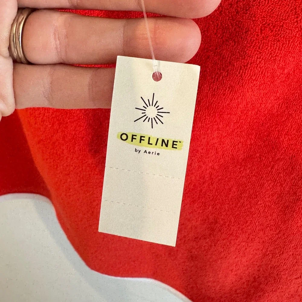 NWT OFFLINE by Aerie‎ Hole in One  Terry Polo Skort Medium